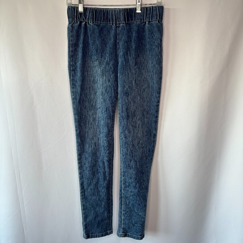 Soft Surroundings Women's Blue Pull On Classic Metro Leggings Size XS - Picture 1 of 7